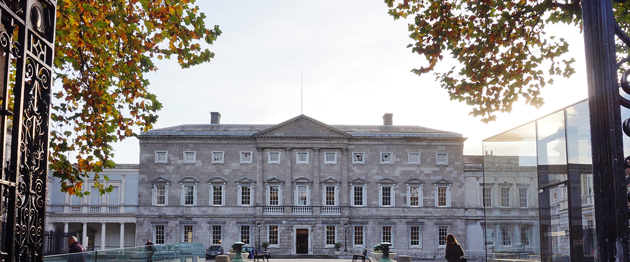 Leinster house in Dublin, Ireland